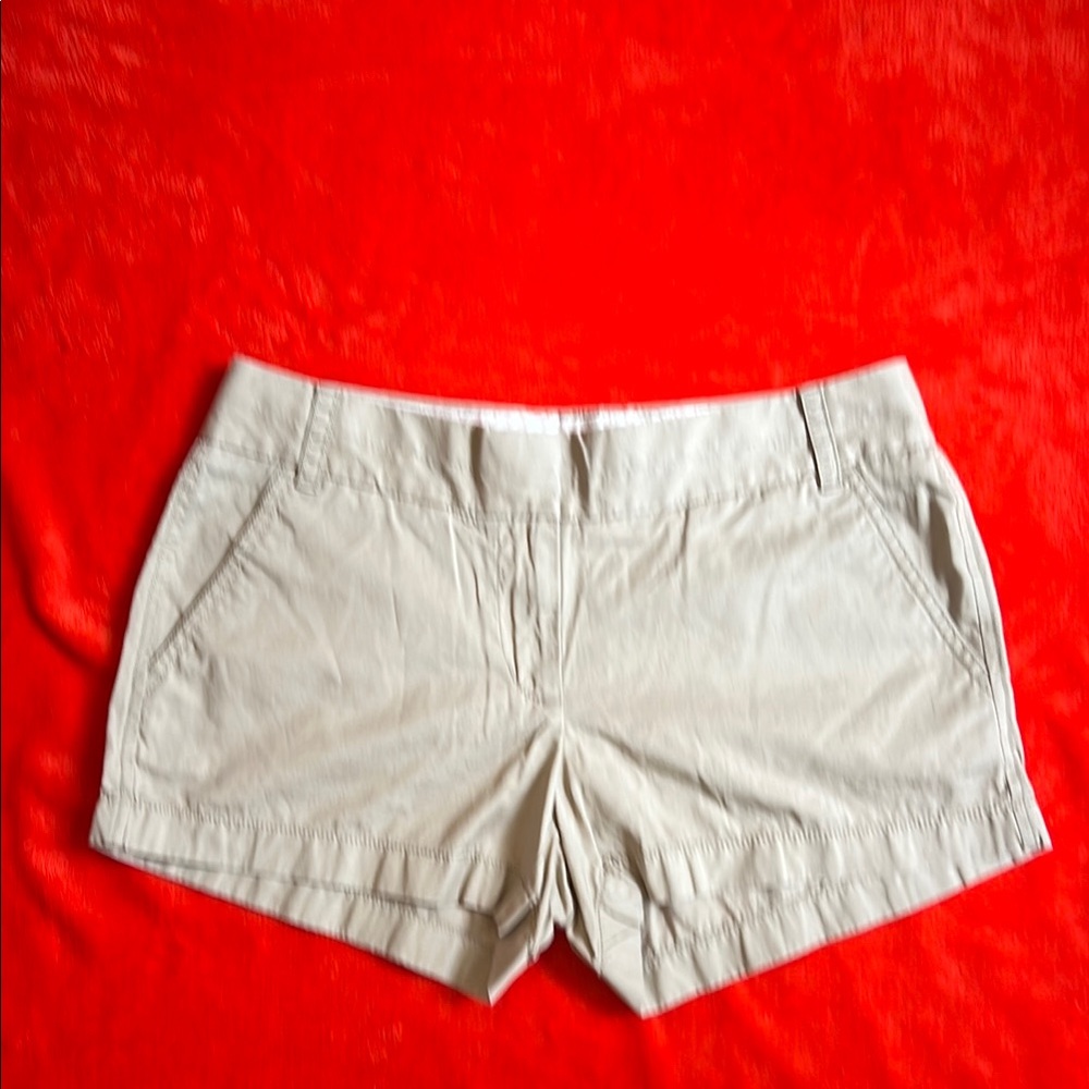 J. Crew Tan Cargo Shorts Versatile Cotton Blend NWOT